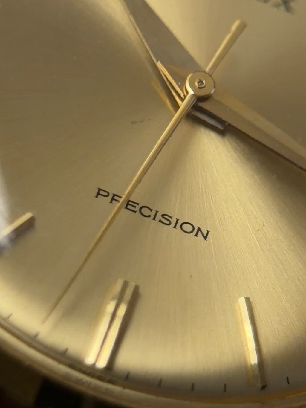 ROLEX 9659 Precision 18k Yellow Gold 1965s