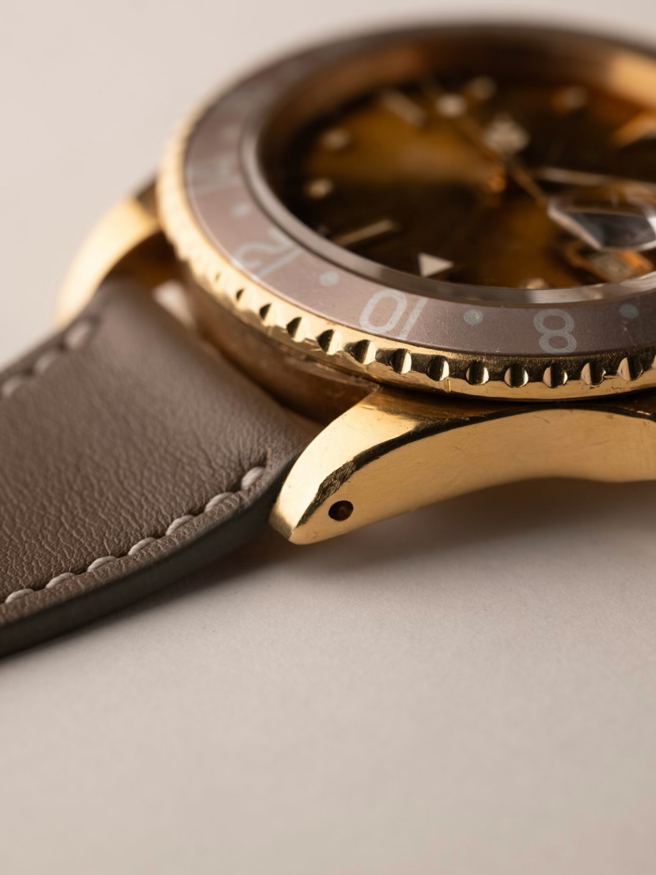 ROLEX 16758 18K Gold Tropical GMT-Master 1984s