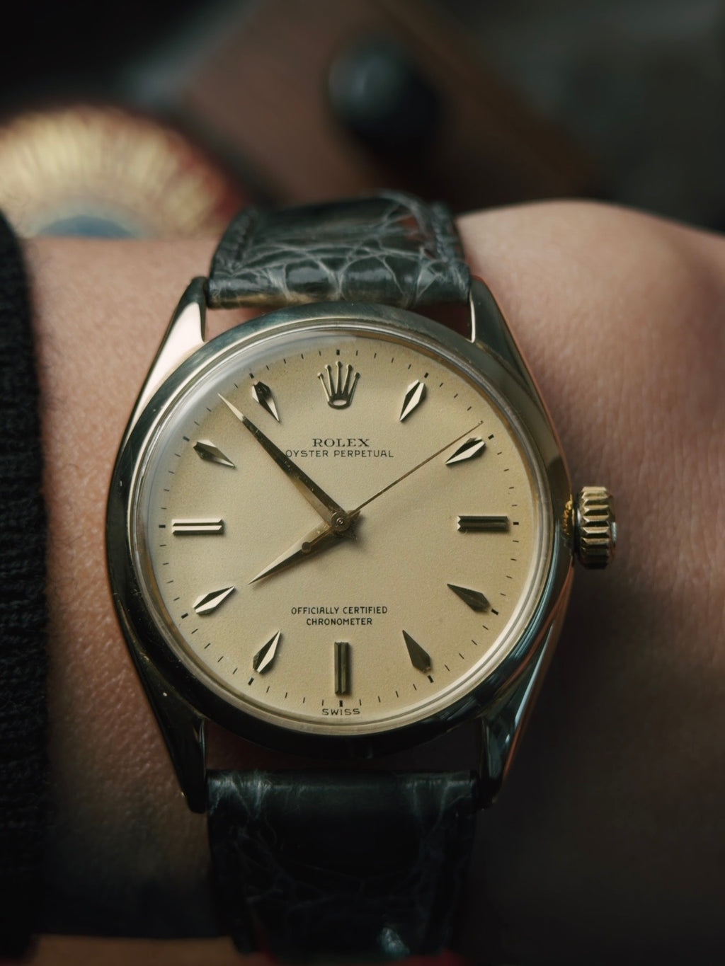 ROLEX 14K Oyster perpetual 1955s