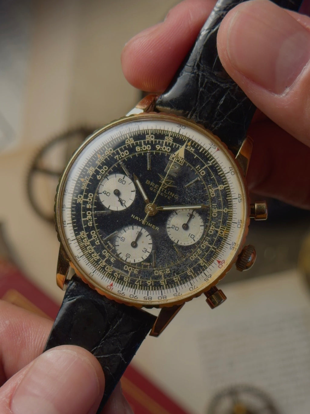 BREITLING 18k  NAVITIMER 1967s