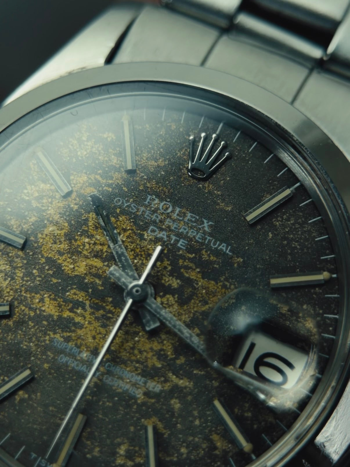 ROLEX 1500 Tropical Oyster Perpetual Date 1968s