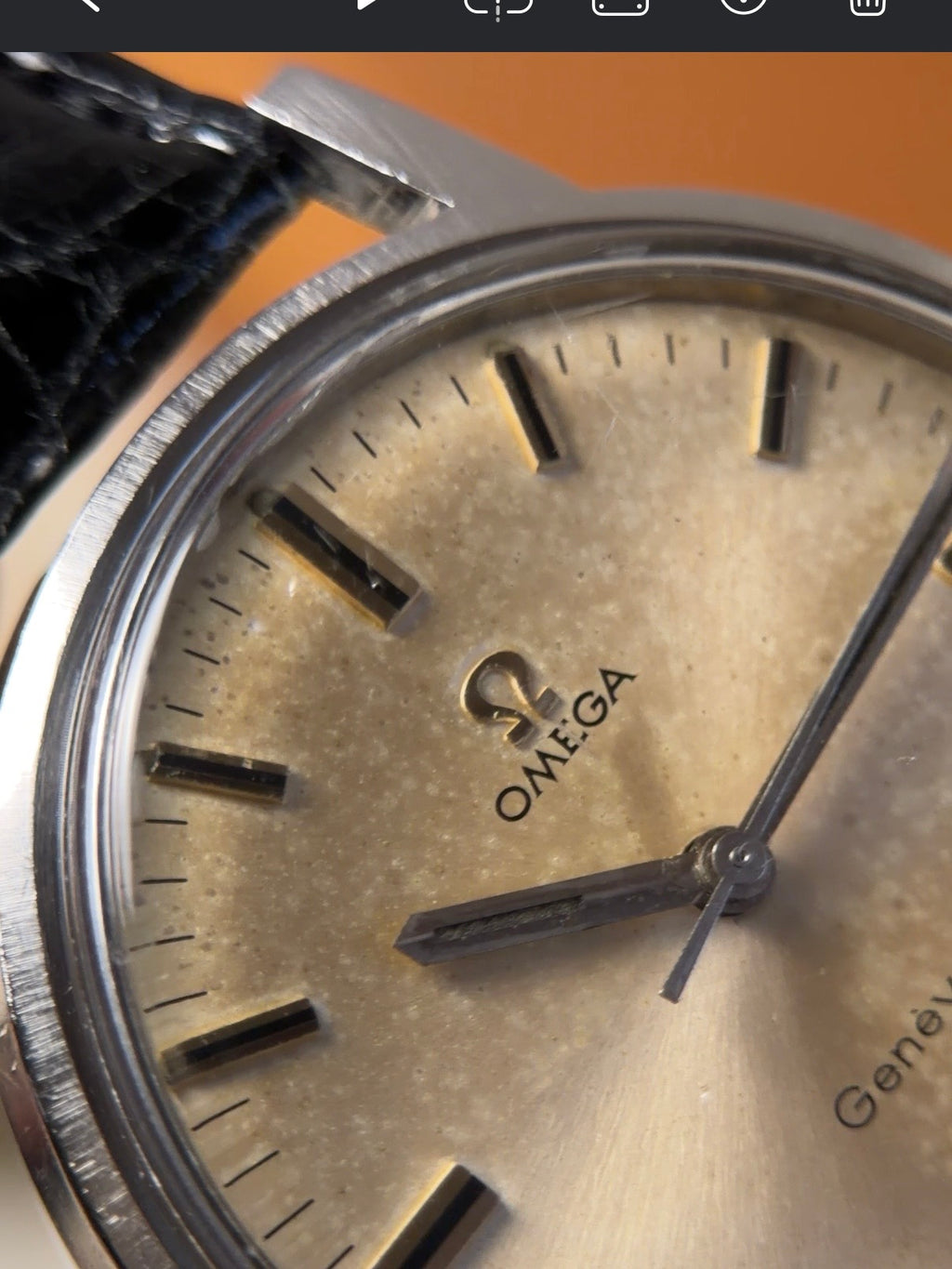 OMEGA Genéve “PATINA DIAL” 1970s