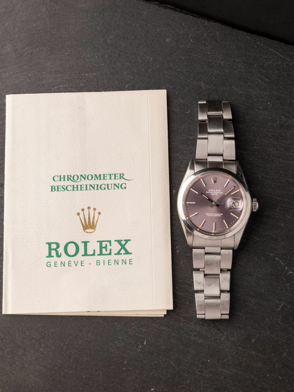 Rolex 1500 Tropical Lavender Dial Oyster Perpetual 1968s