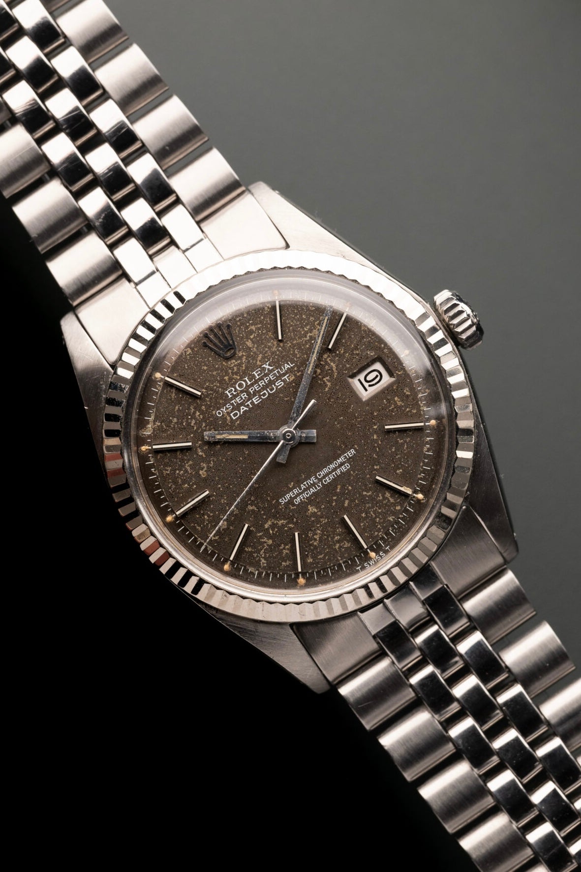 ROLEX 1601 Tropical Datejust 1971s