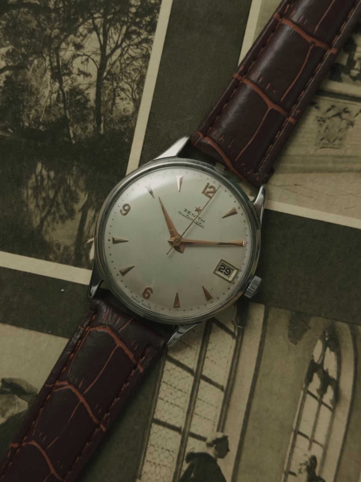ZENITH Automatic Half Rotor SS 1960s