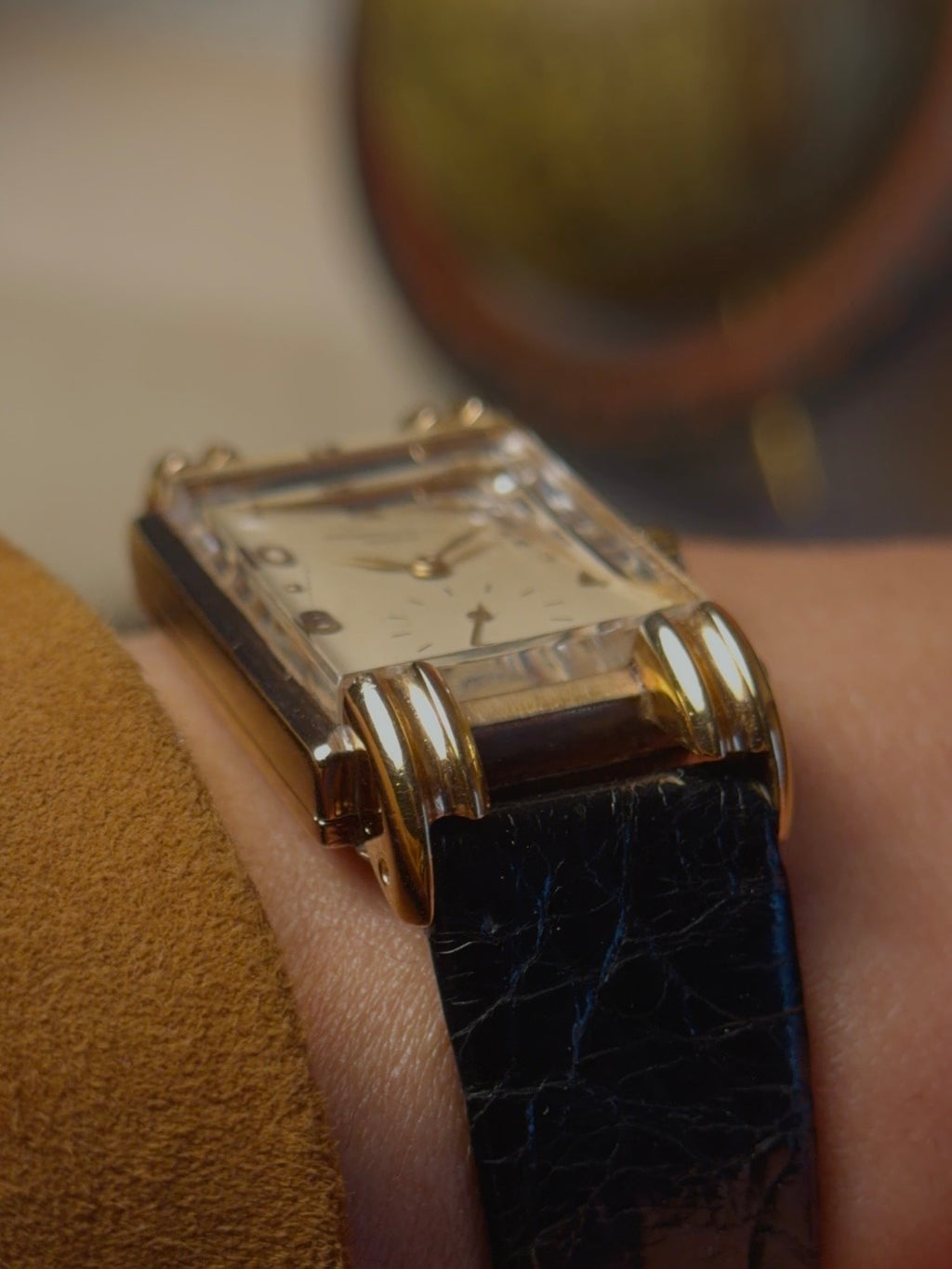 PATEK PHILIPPE 18k Rectangular 1942s