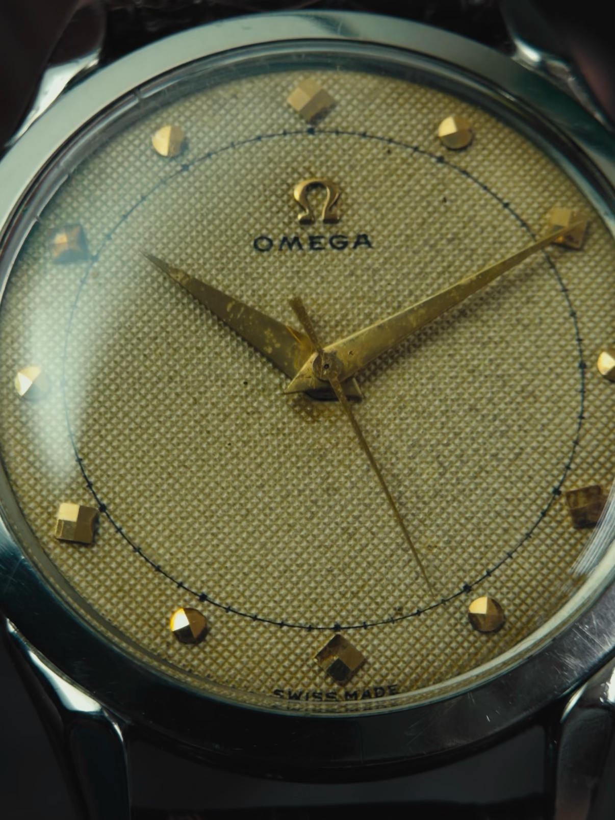 OMEGA SS Texture Dial 1950s