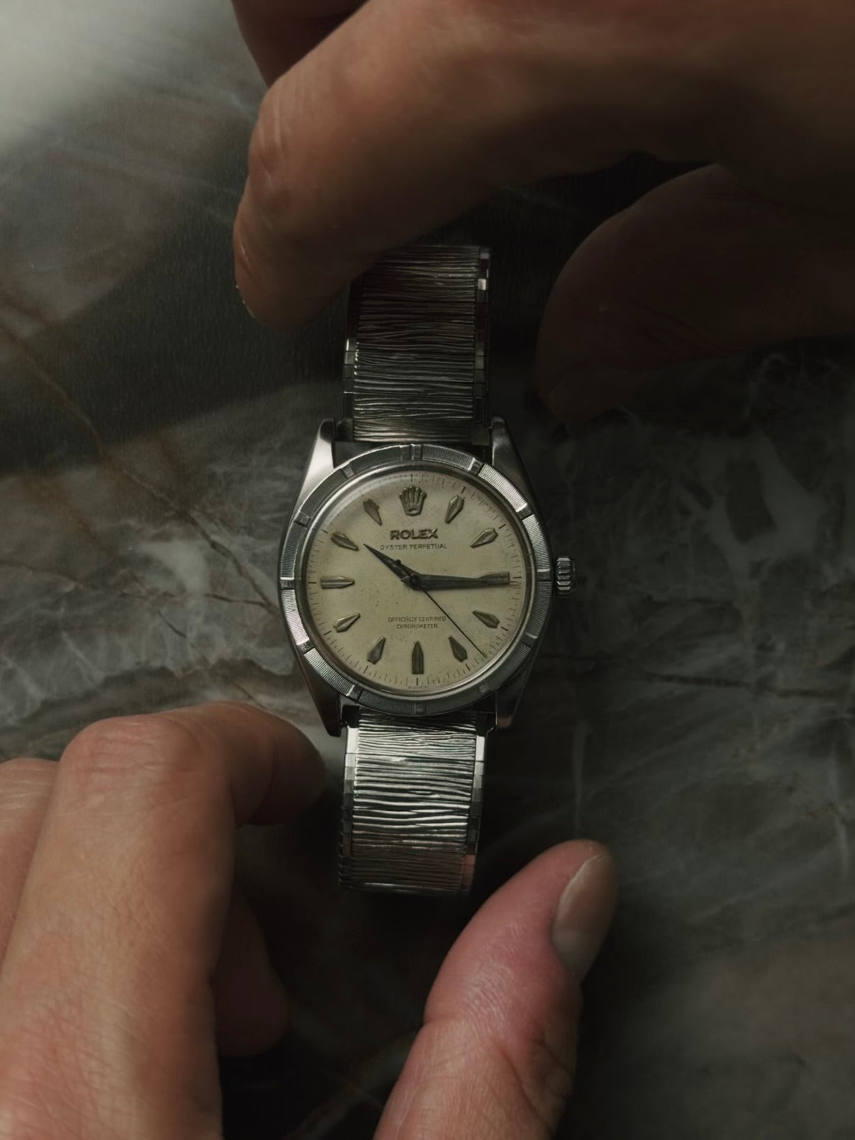 ROLEX Oyster Perpetual ”ENGIN FIX BEZEL” Spear Hour-Makers