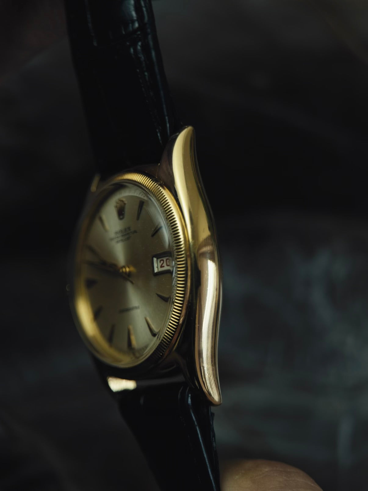 ROLEX Datejust 6105 Lefty 18k 1952s