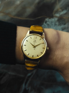 OMEGA Manual Wind GP Vintage Patina Dial 1950s
