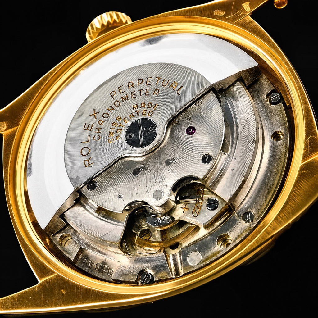 ROLEX Datejust 6105 Lefty 18k 1952s