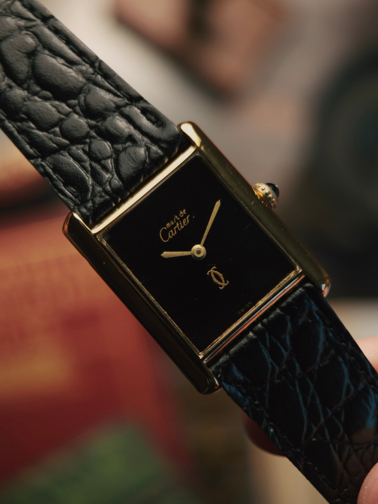 Cartier Must Tank Velmaile LM 1980s