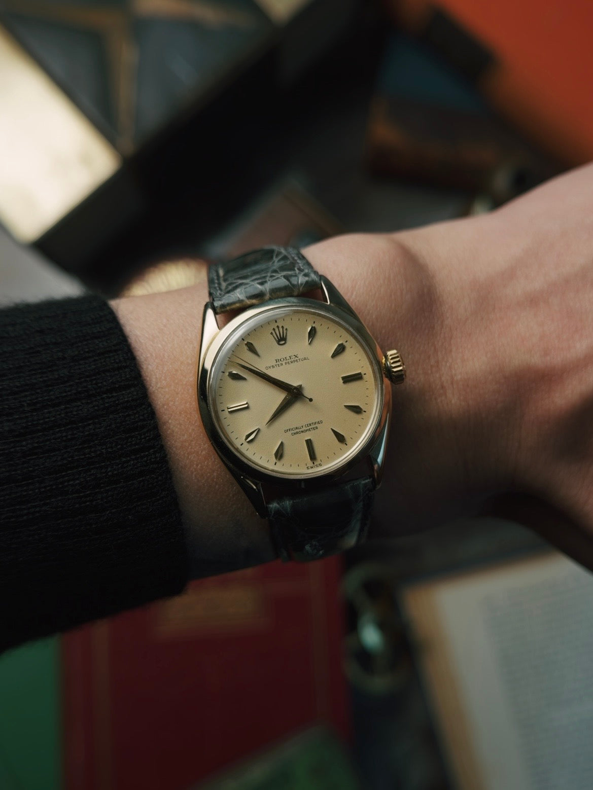 ROLEX 14K Oyster perpetual 1955s
