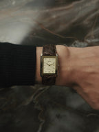 SEIKO Dolce 2-tone GP Tank Quartz 1980s