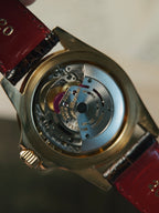 ROLEX 18k YG “PUPLE CHANGE” Nipple Blue Submariner Date 1973s