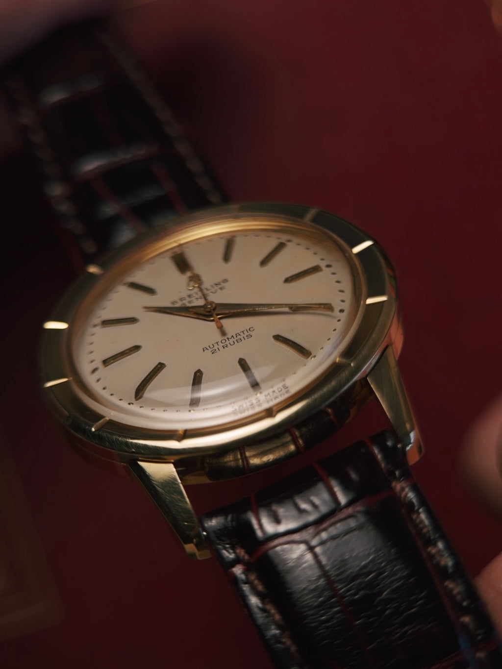 BREITLING 18K BIDNATOR 1955s