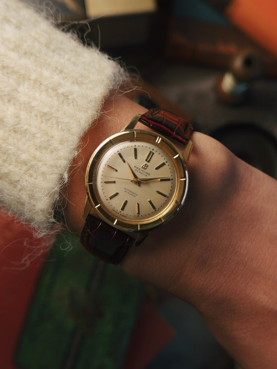 BREITLING 18K BIDNATOR 1955s