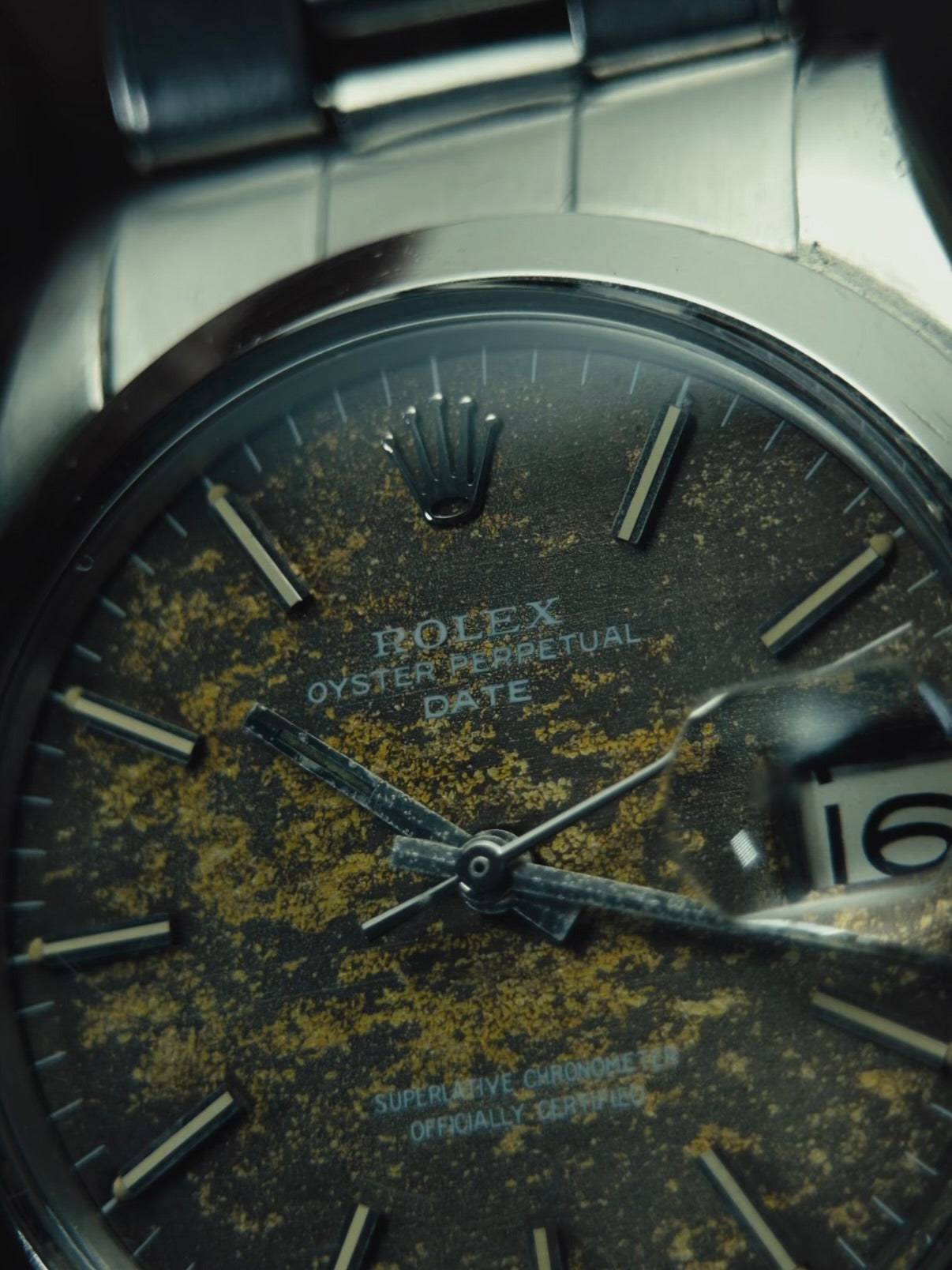 ROLEX 1500 Tropical Oyster Perpetual Date 1968s
