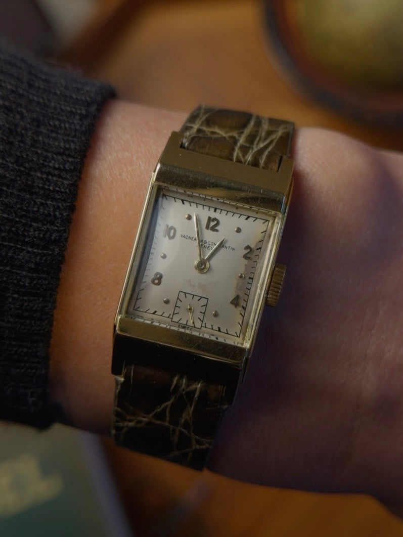 VACHERON CONSTANTIN 18k REQUTANGULAR 1940s