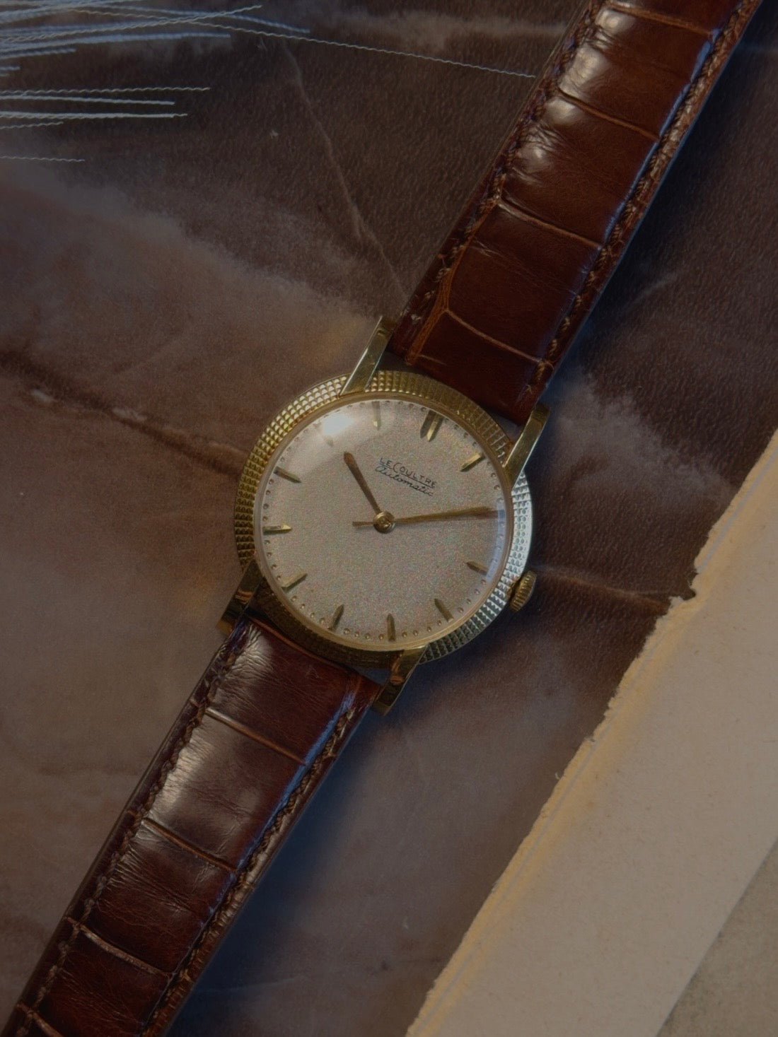Jaeger-LeCoultre 18k Yellow Gold Clous de Paris