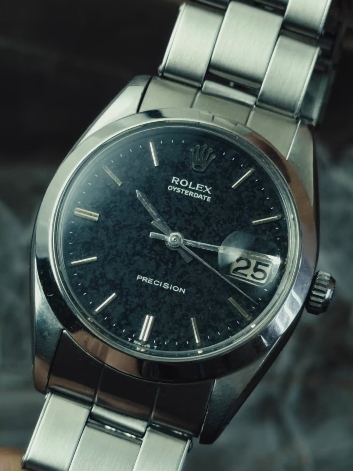 ROLEX 6694 Oysterdate “Midnight Tropical Dial” 1965s