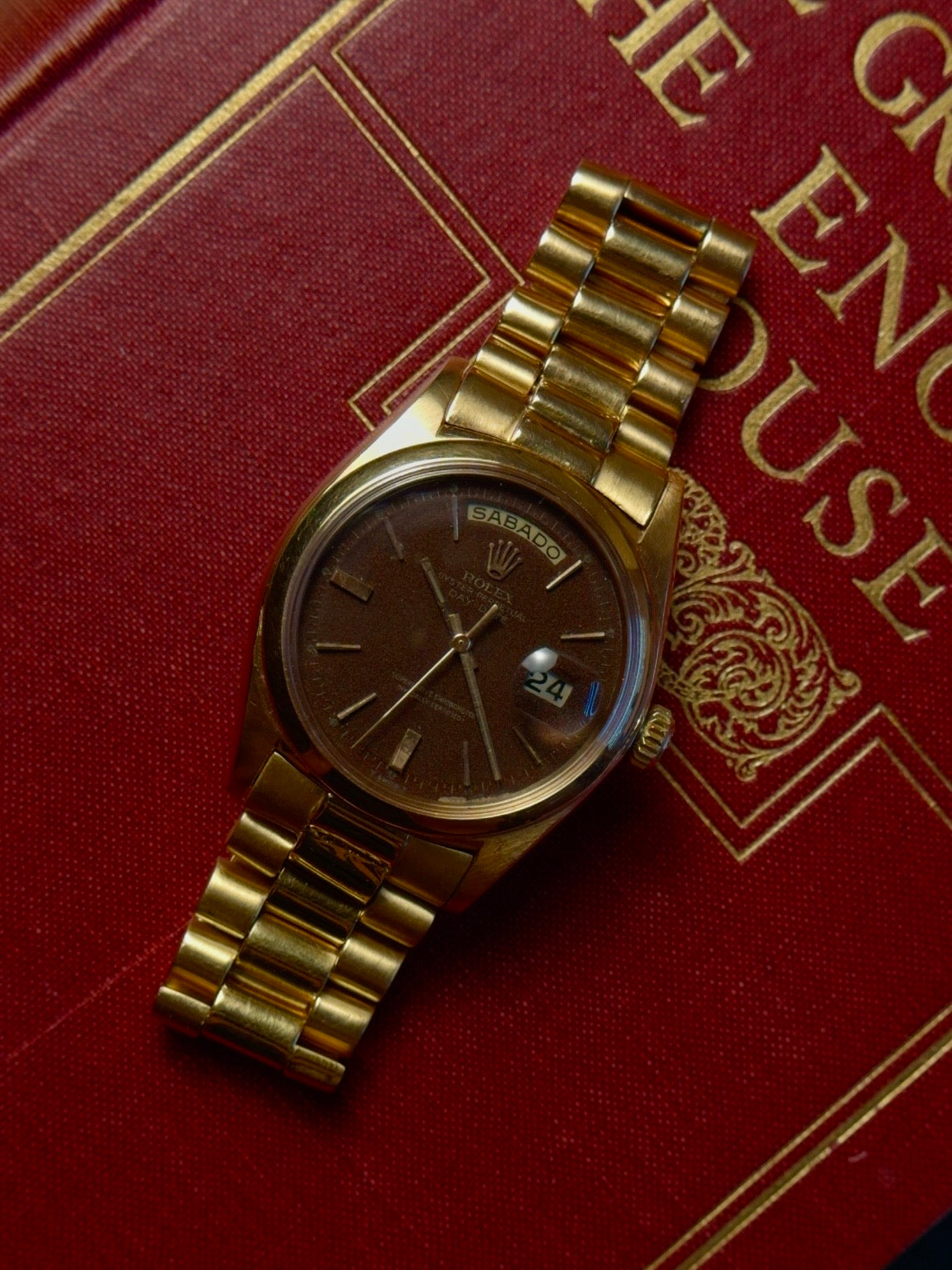 ROLEX 18k Rose Gold Day-Date 1965s