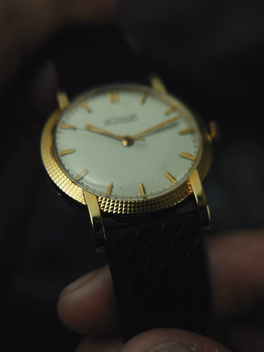 Jaeger-LeCoultre 18k Yellow Gold Clous de Paris