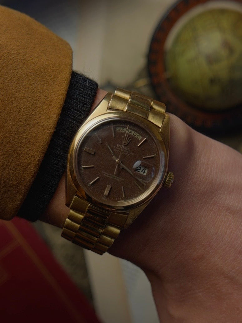 ROLEX 18k Rose Gold Day-Date 1965s