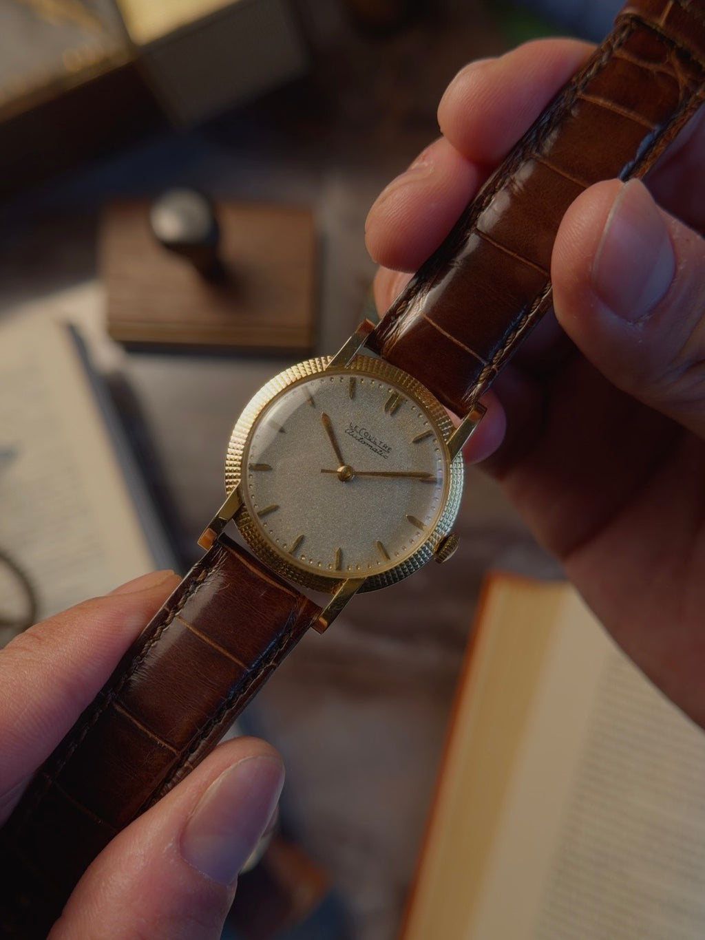 Jaeger-LeCoultre 18k Yellow Gold Clous de Paris