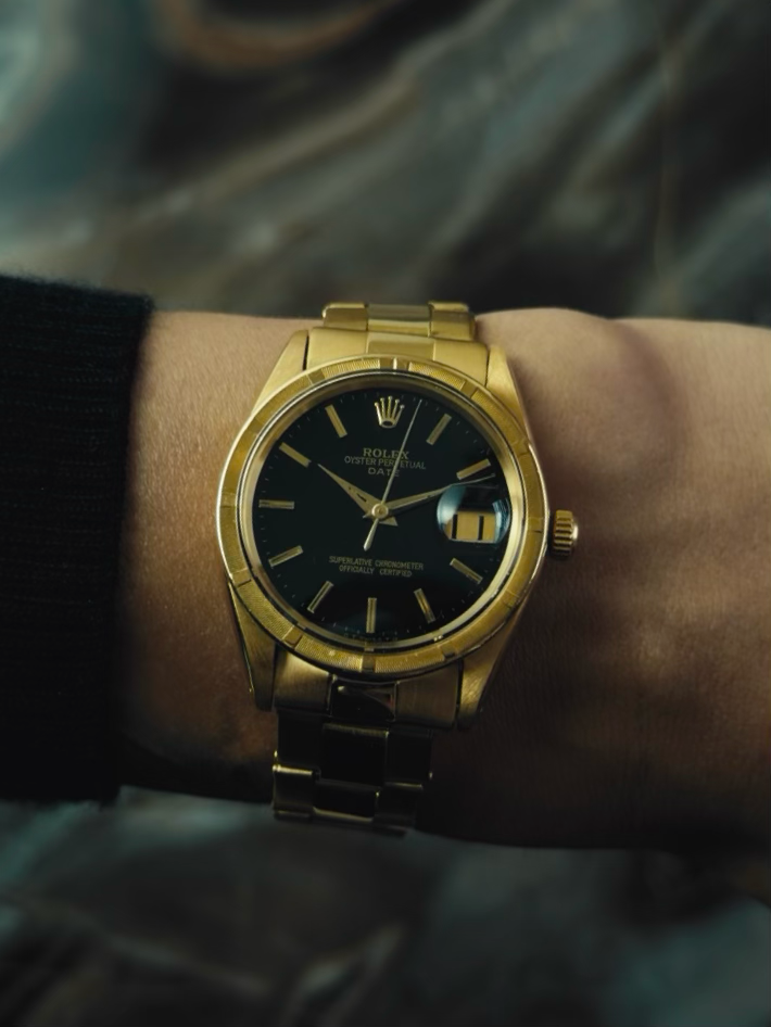 ROLEX Oyster Perpetual Date 1501 18k Yellow Gold 1964s