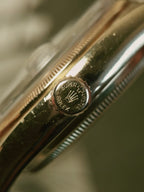 ROLEX 6105 Double Swiss Red Officially French 18K Rose Gold 1961s