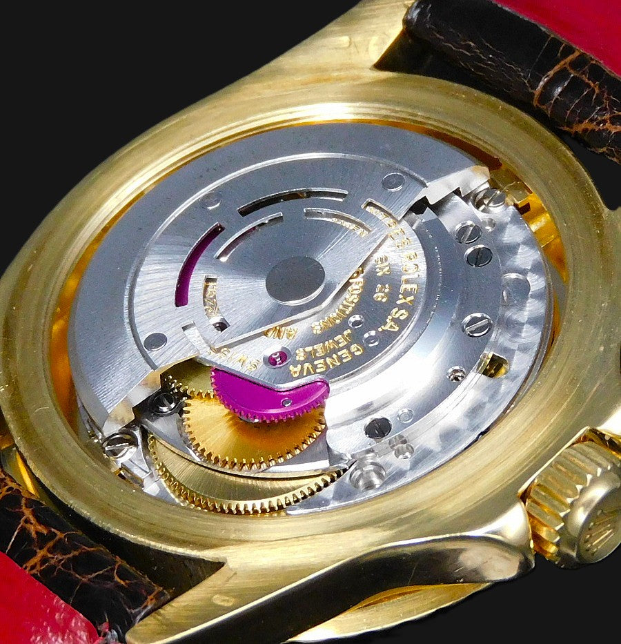 ROLEX 18k YG “PUPLE CHANGE” Nipple Blue Submariner Date 1973s