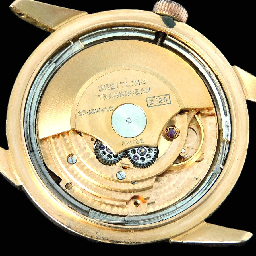 BREITLING 18K Rose Gold TRANSOCEAN 1964s