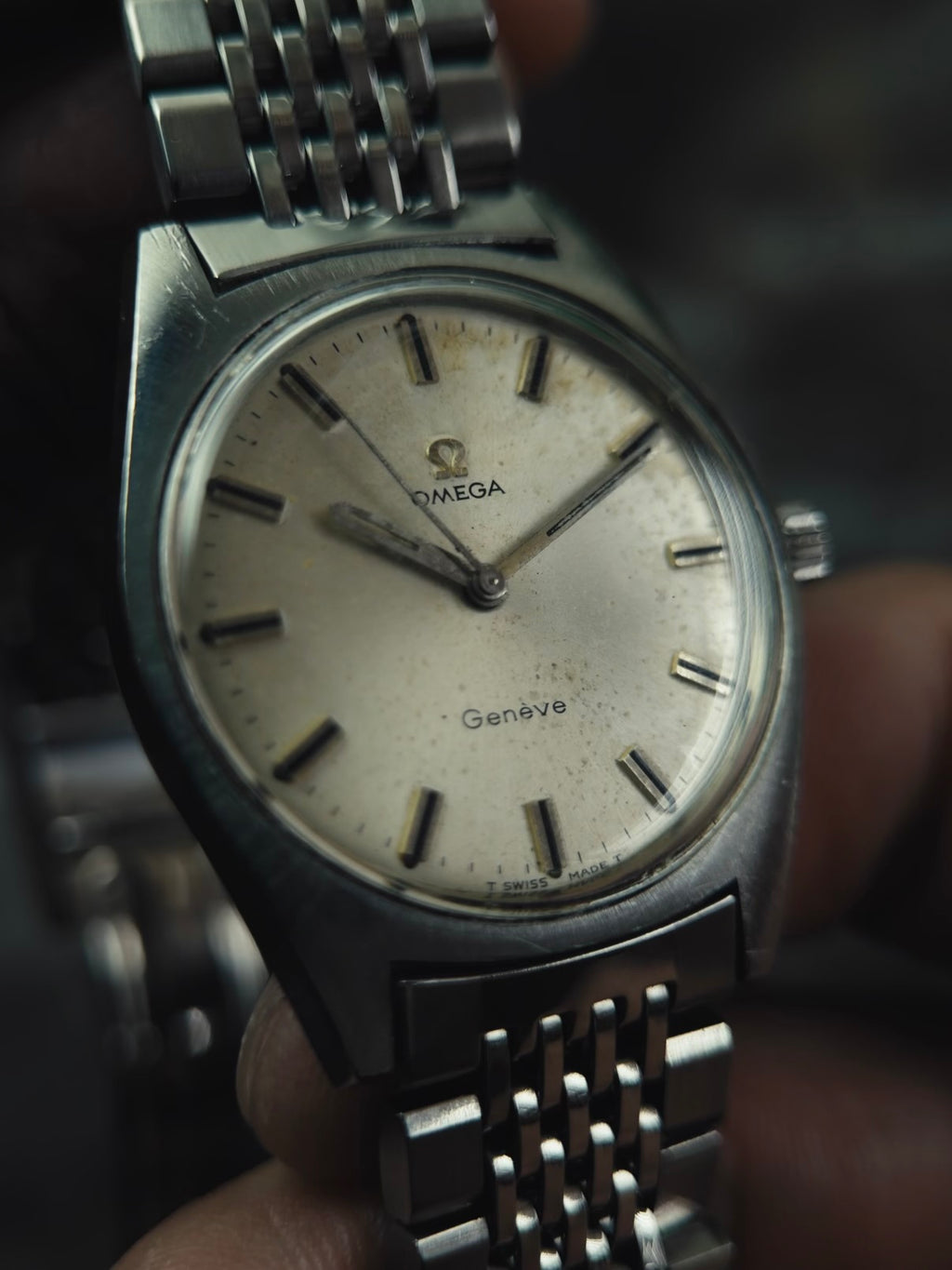OMEGA Genéve SS Vintage Patina Dial 1970s