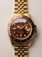 ROLEX 1675/8 18K Yellow Gold Tropical GMT