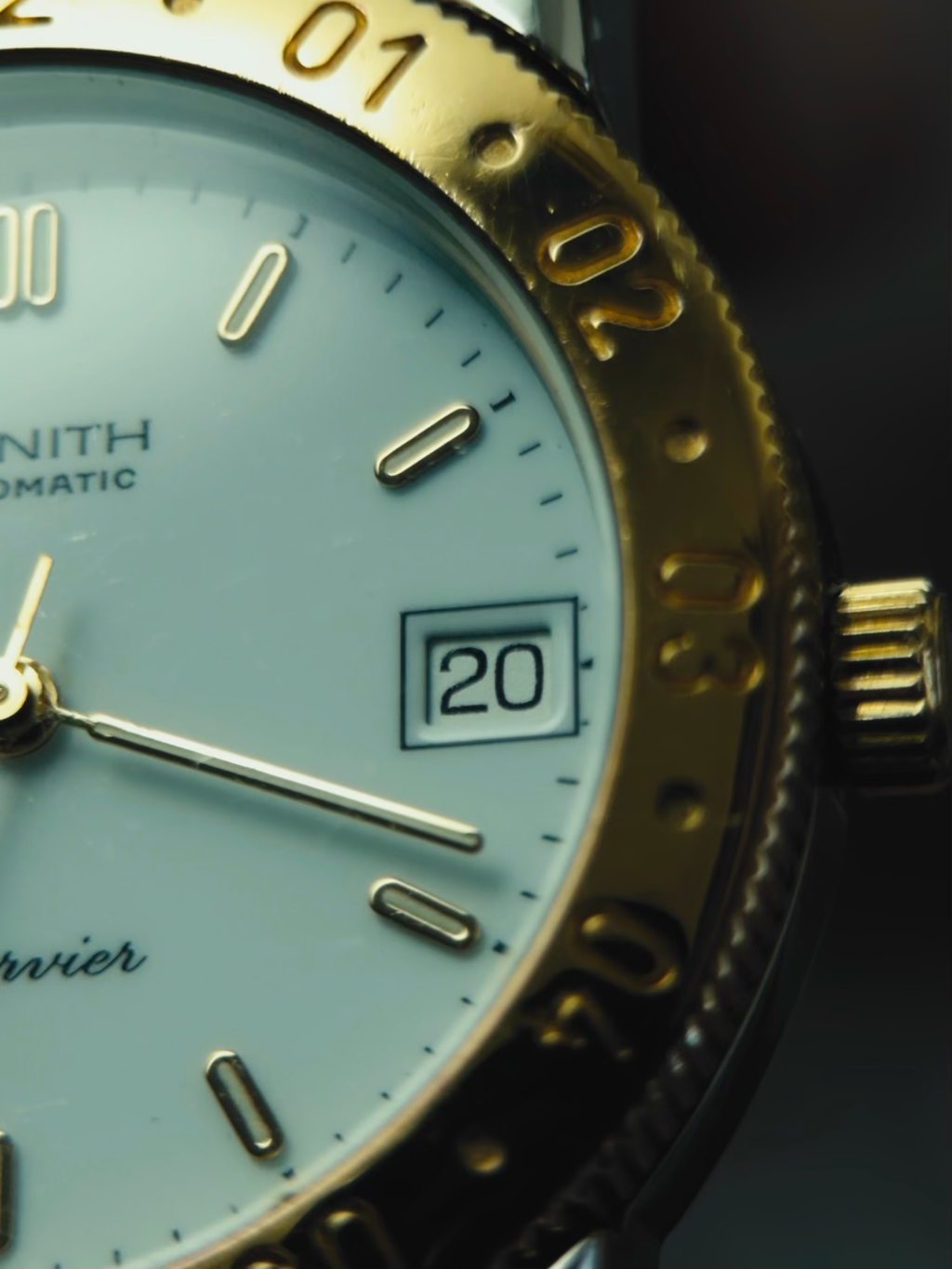 ZENITH エペルヴィエ 18Kゴールドベゼル 1990年代