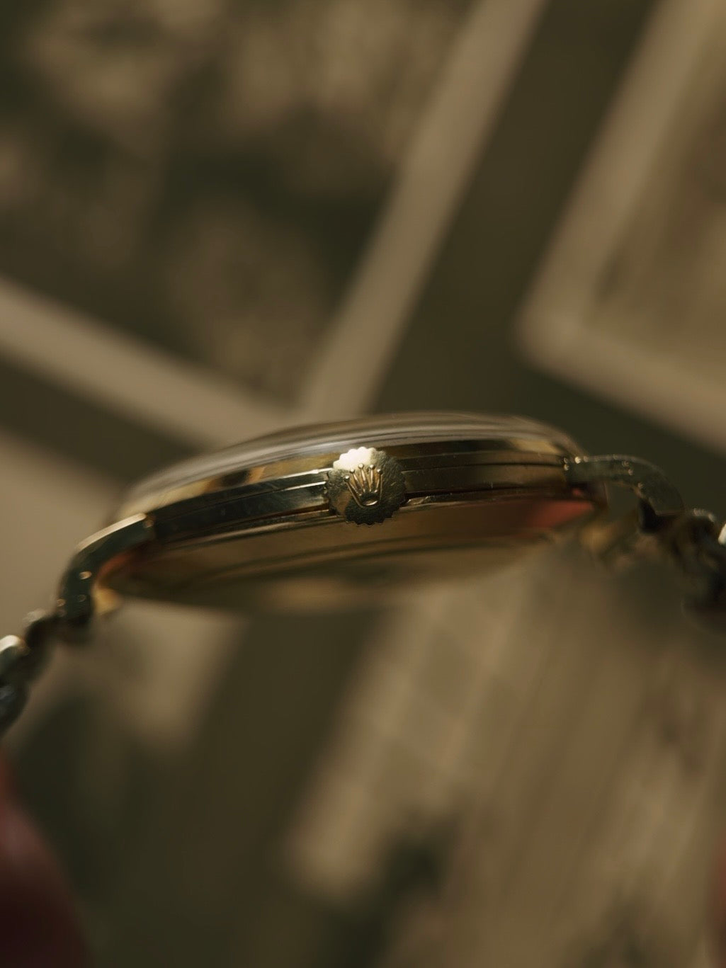 ROLEX 9659 Precision 18k Yellow Gold 1965s