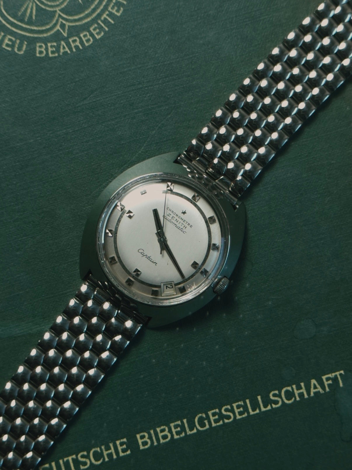 ZENITH Big Disc case "CAPTAIN" Automatic Chronometer 1965s