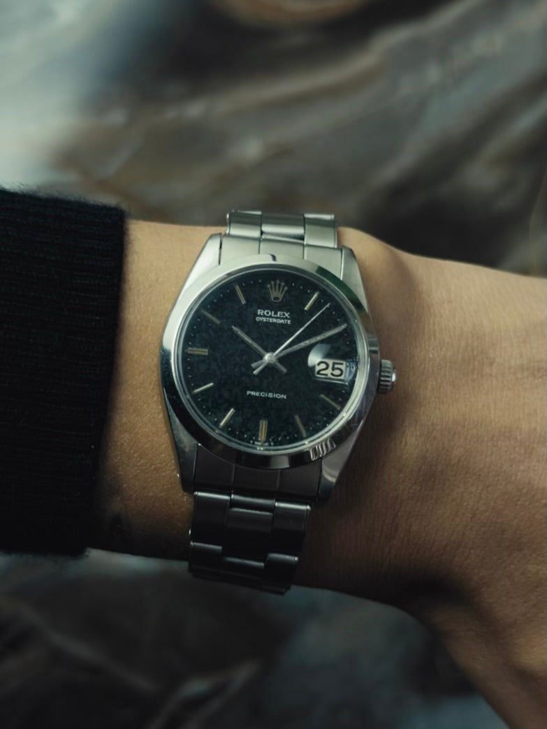 ROLEX 6694 Oysterdate “Midnight Tropical Dial” 1965s