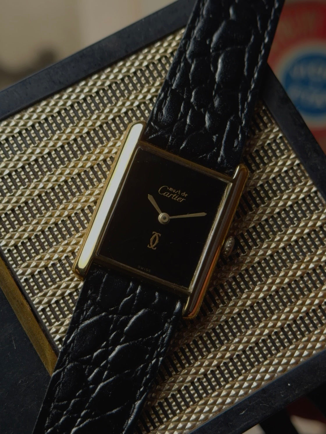 Cartier Must Tank Velmaile LM 1980s