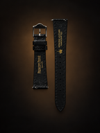 Lizard Embossed Leather Watch Strap｜裏地 ゴールド箔押し