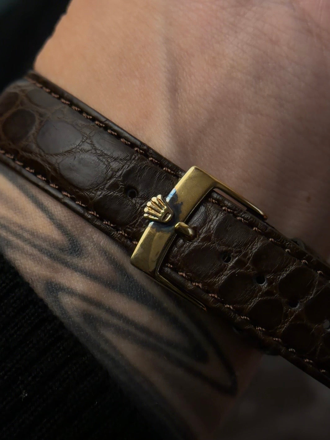 ROLEX 9659 Precision 18k Yellow Gold 1965s