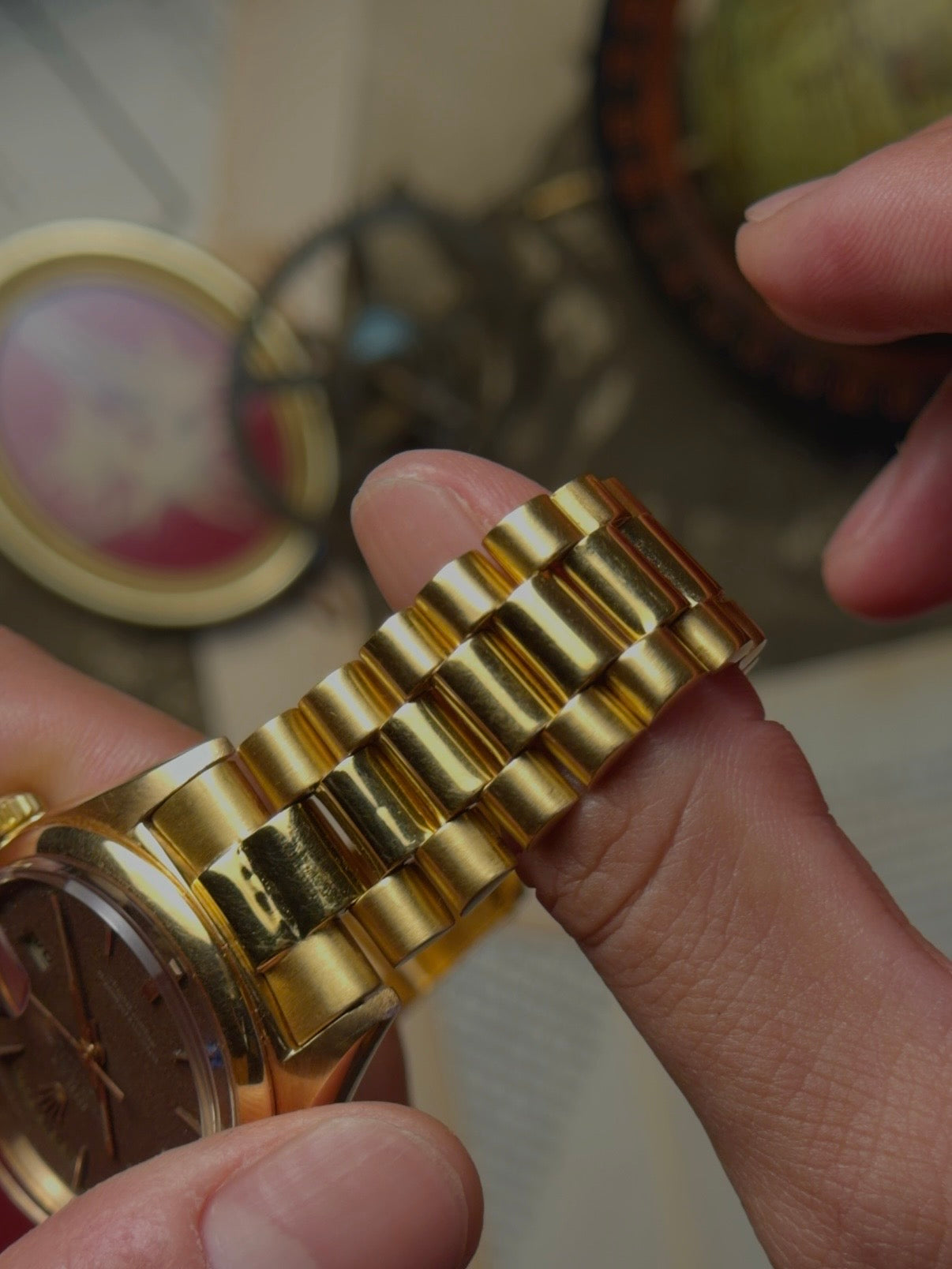 ROLEX 18k Rose Gold Day-Date 1965s