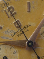 UNIVERSAL GENEVE 18k MEDICO COMPAX 1950s