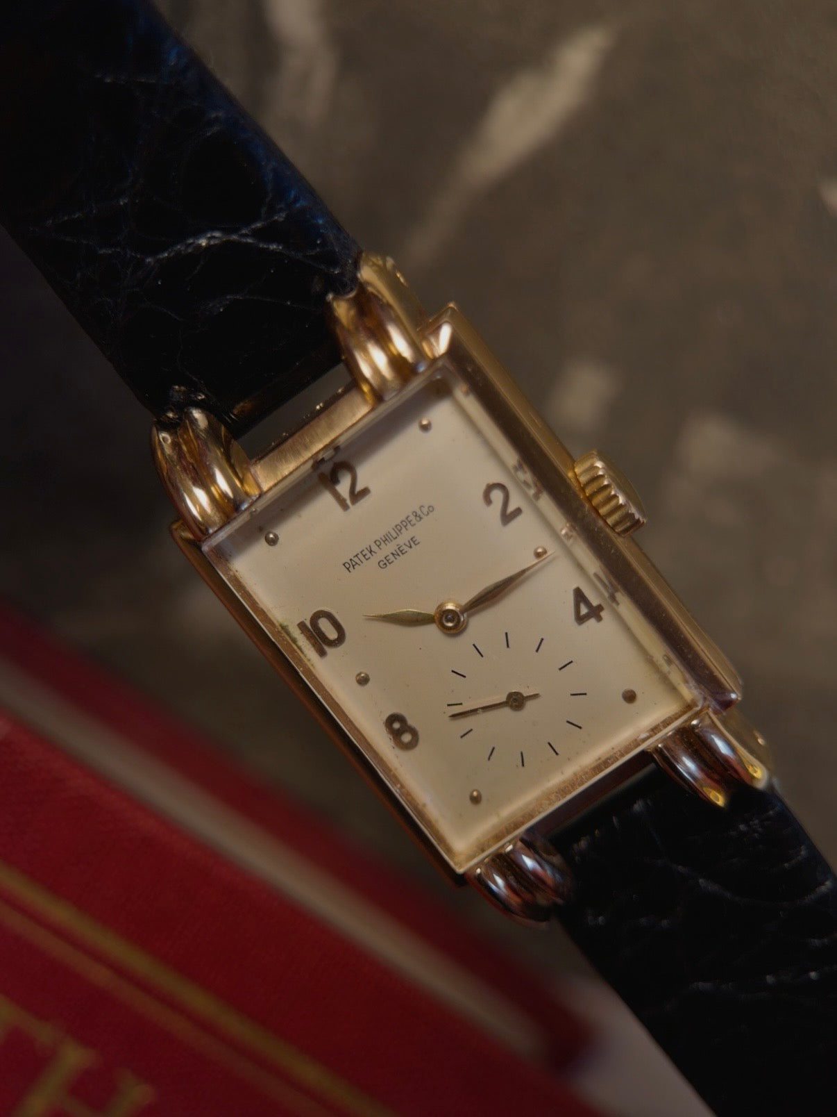 PATEK PHILIPPE 18k Rectangular 1942s