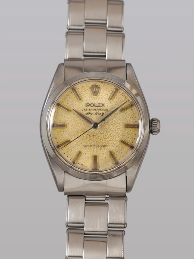 ROLEX Air-King 6552 1st Generation Original Warm Patina Dial 1958s