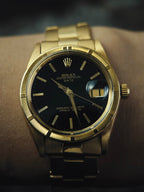 ROLEX Oyster Perpetual Date 1501 18k Yellow Gold 1964s