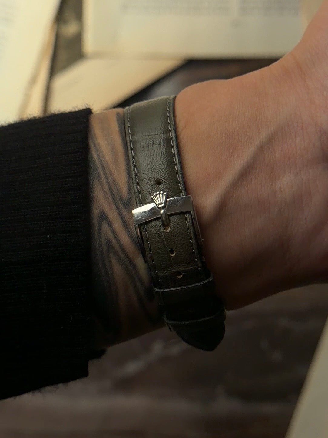 ROLEX 3735 Cellini 18k White Gold 1966s