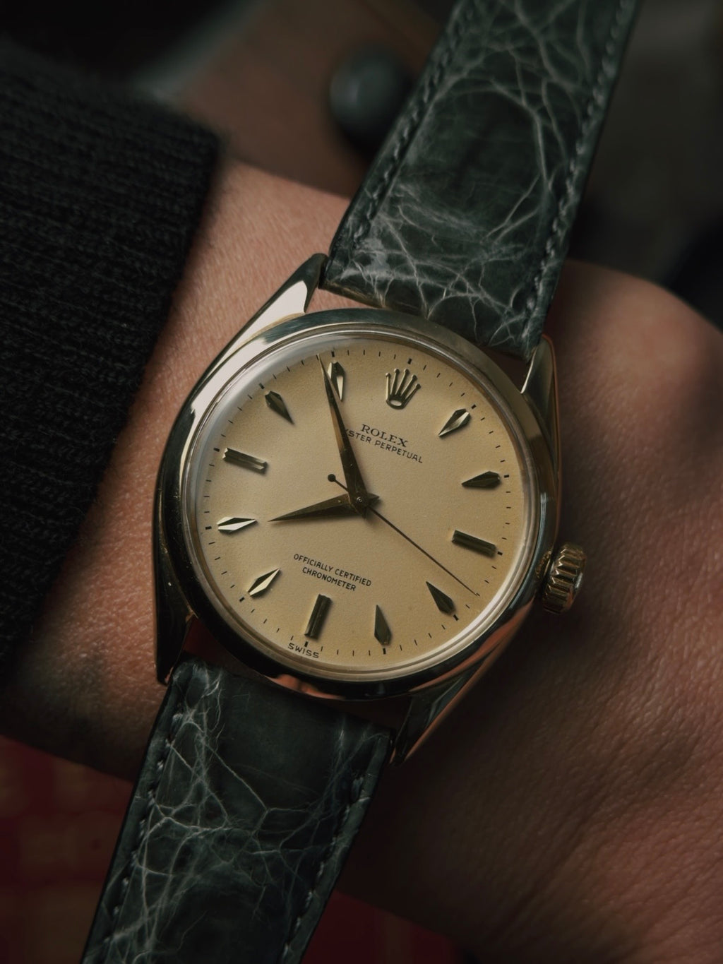 ROLEX 14K Oyster perpetual 1955s