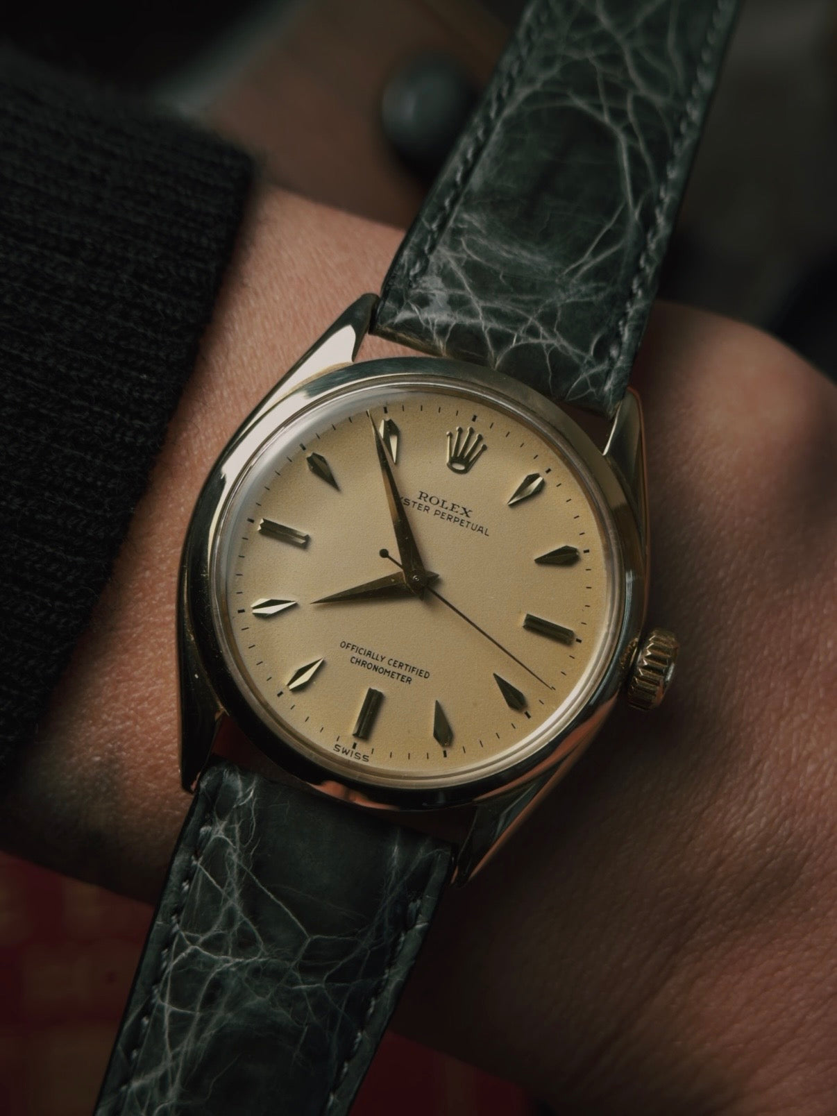 ROLEX 14K Oyster perpetual 1955s